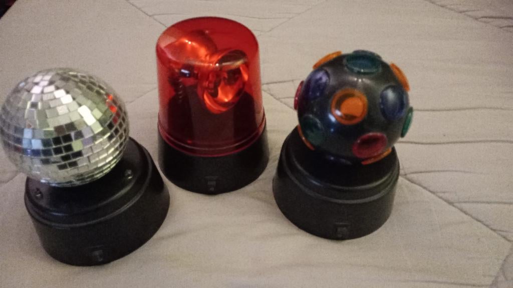 Discobol, kleurbol en zwaailicht, Ophalen of Verzenden, Zo goed als nieuw, Lamp