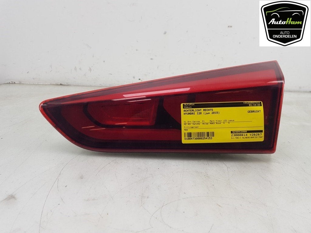 FEU ARRIÈRE DROIT Hyundai i20 (GBB) (|92404C8000|), Utilisé, Hyundai