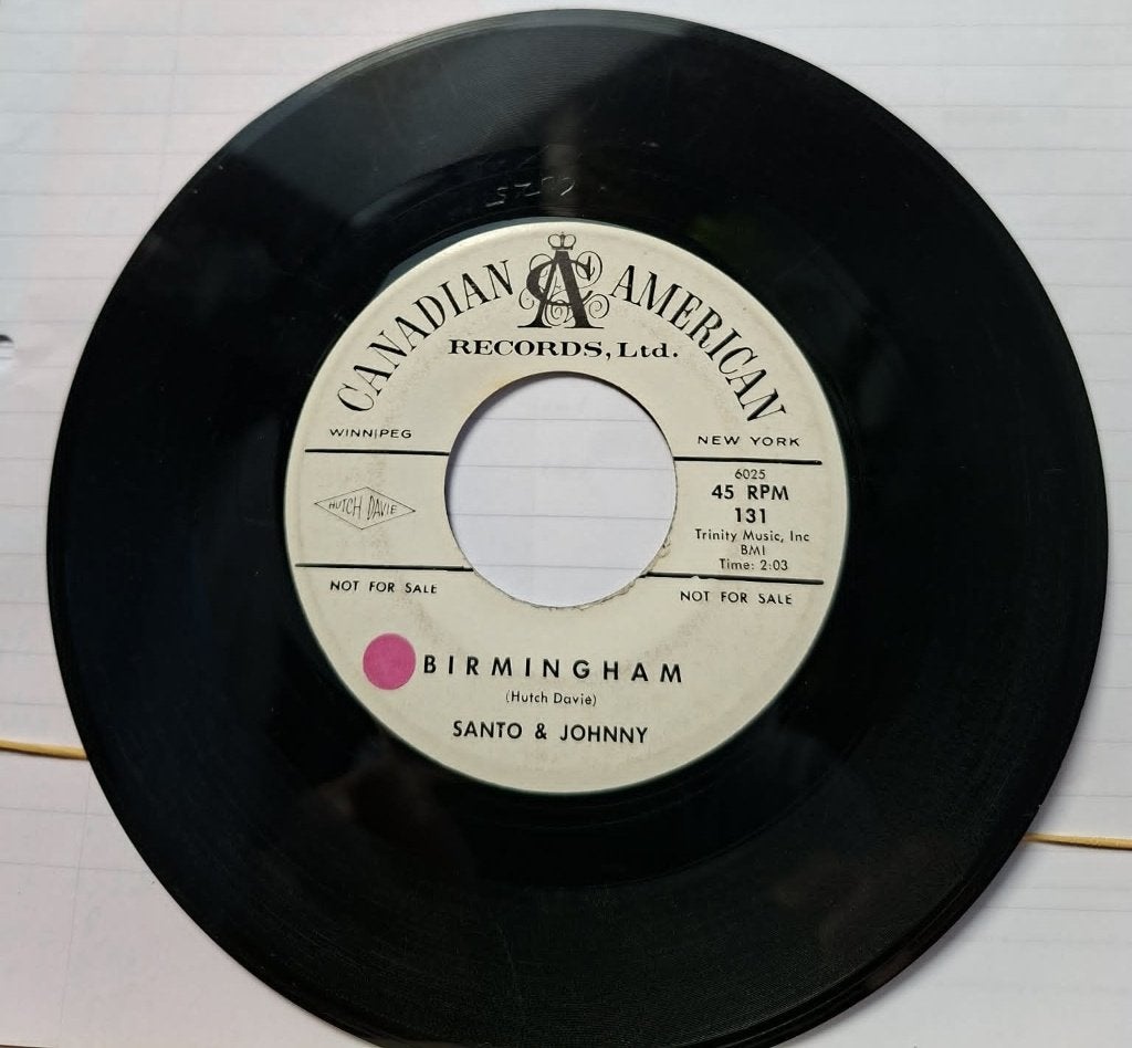 Popcorn Groove/Santo & Johnny uit Birmingham, Gebruikt, Latin, Ophalen of Verzenden, Overige typen