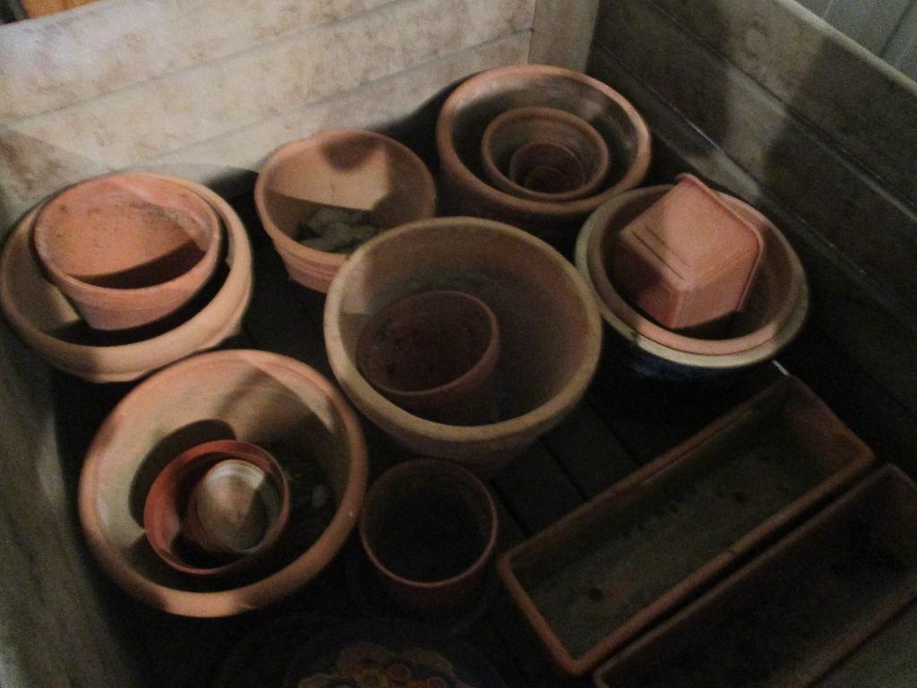 Pots en terre cuites, 40 à 70 cm, 25 à 40 cm, Enlèvement, Utilisé