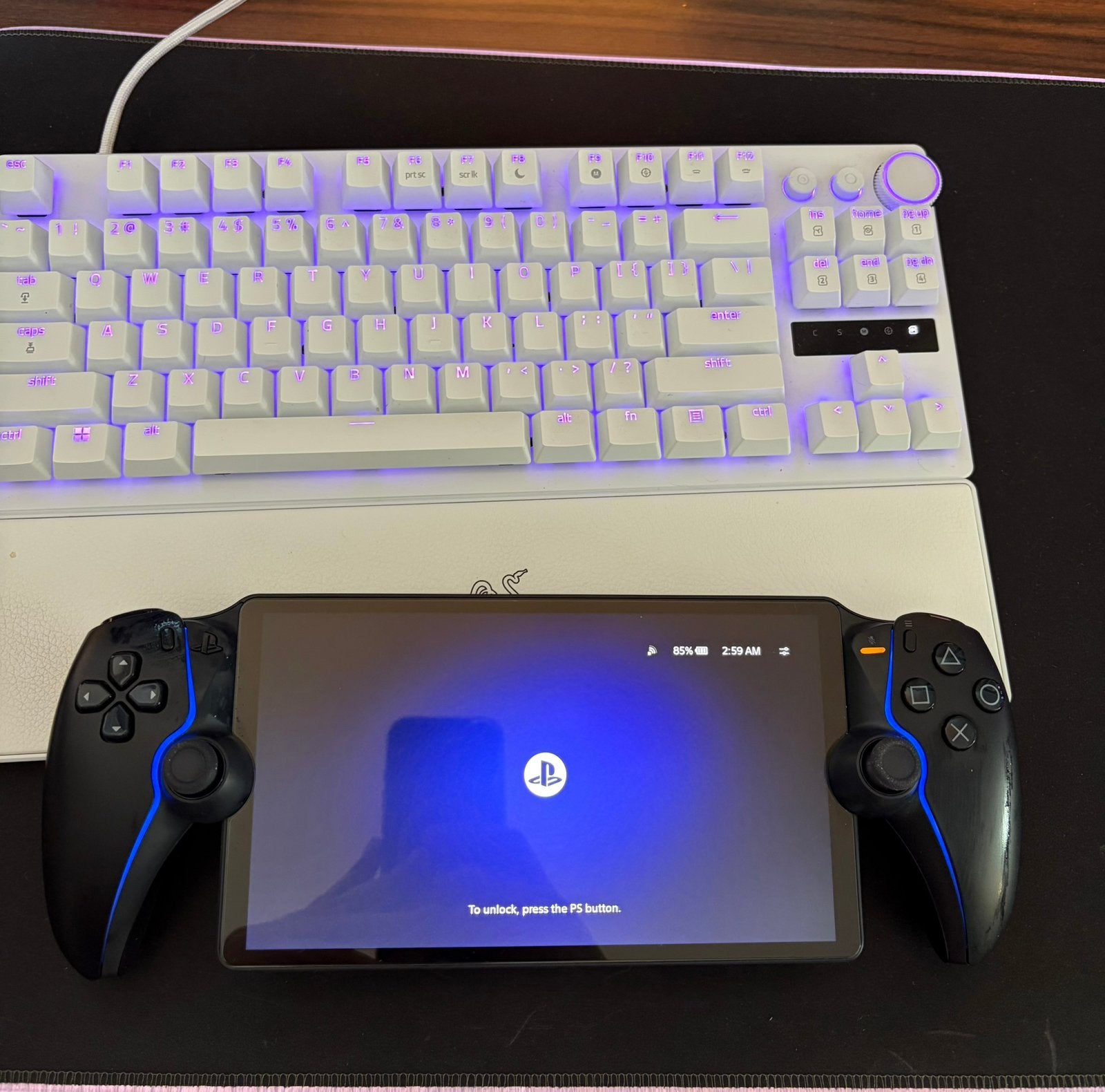 Playstation portal 4 maand oud met garantie midnight black, Games en Spelcomputers, Spelcomputers | Overige, Ophalen of Verzenden