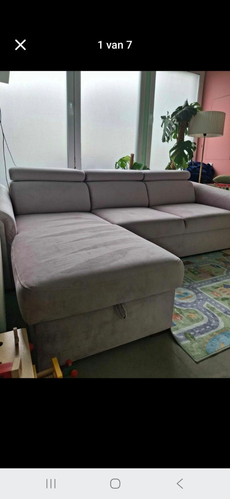 Zetelbed, roze van seats and sofas, Huis en Inrichting, Ophalen