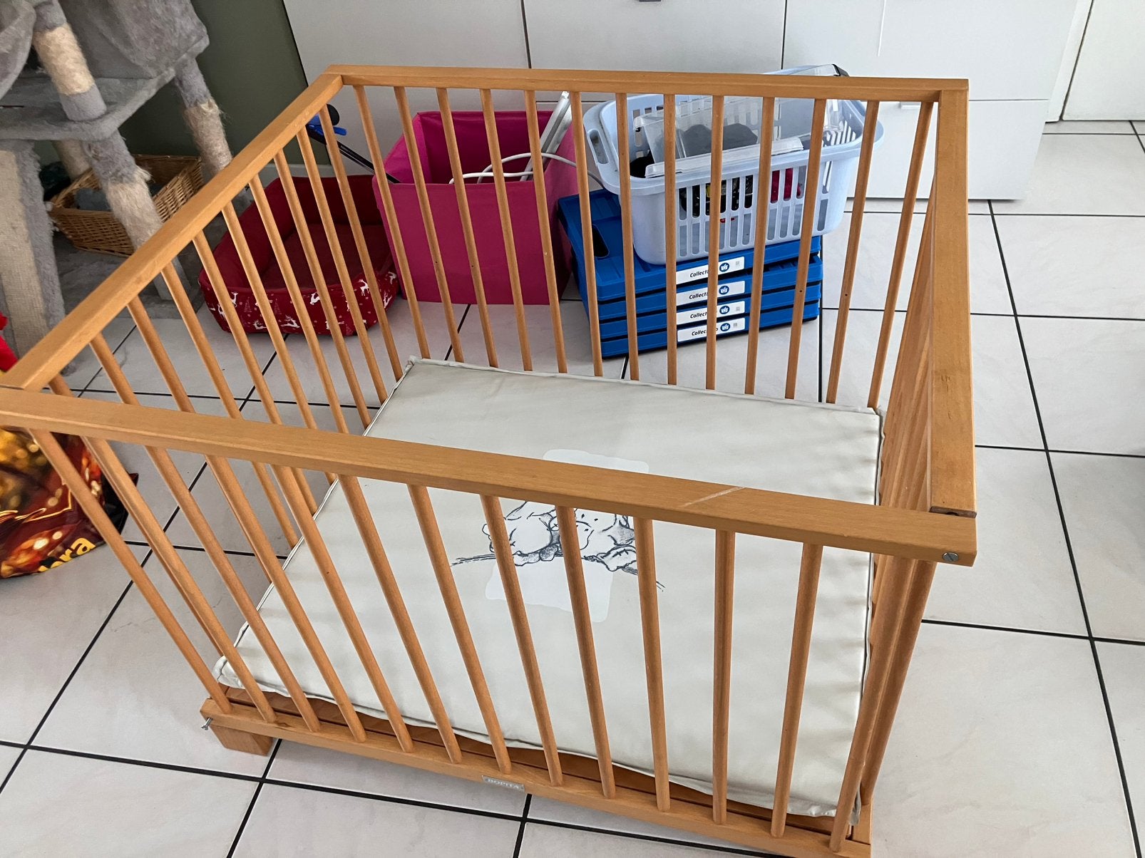 Babypark bopita met twee matrasjes, Kinderen en Baby's, Ophalen, Gebruikt