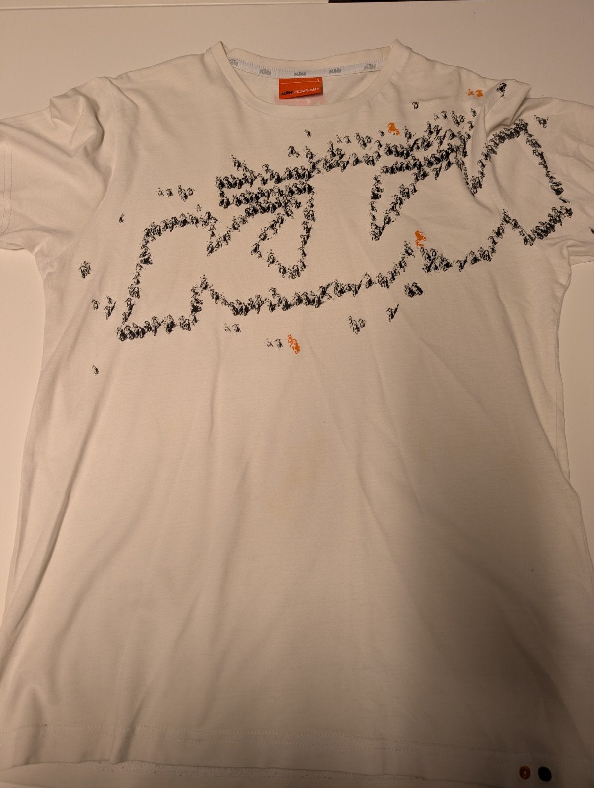 KTM wit t-shirt voor jongens/heren maat Smal, Wit, Ophalen of Verzenden, Zo goed als nieuw, KTM