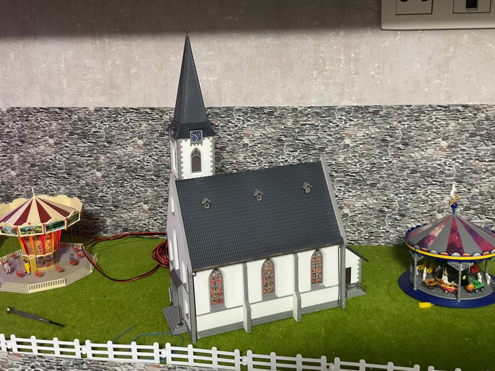 Chœur d'église avec lumières, Hobby & Loisirs créatifs, Enlèvement ou Envoi, Comme neuf