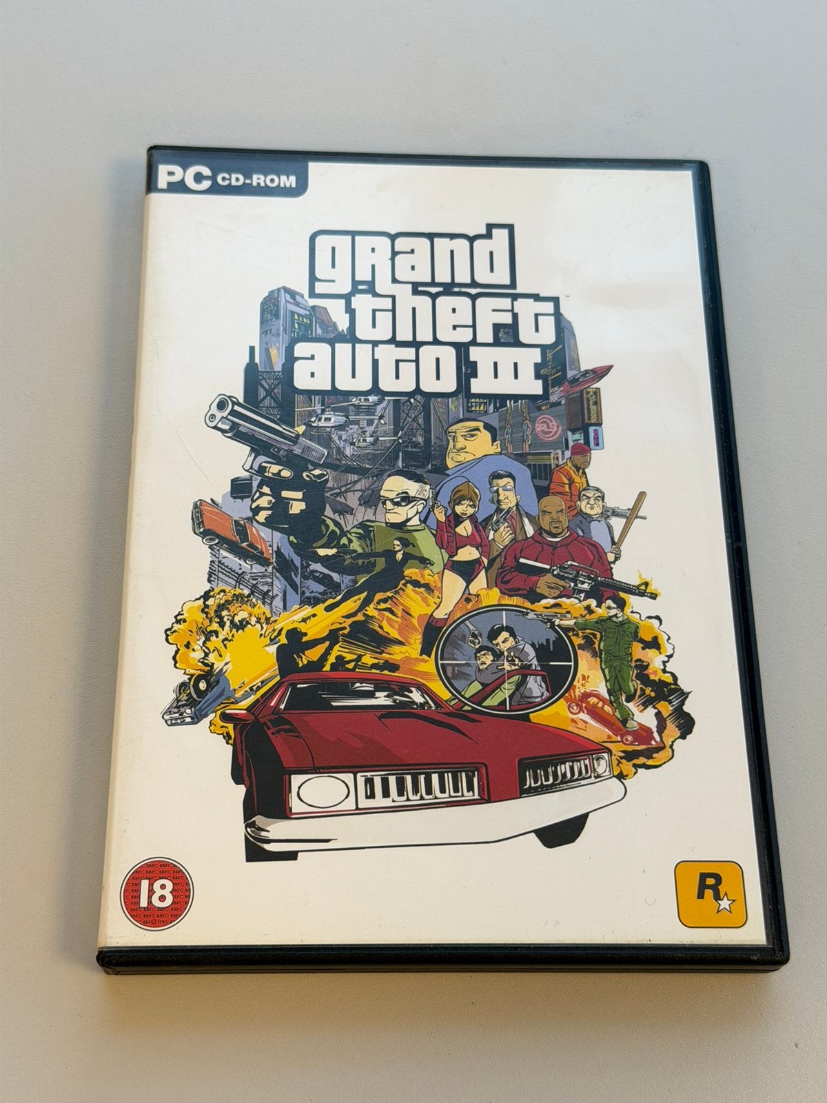 PC CD-ROM Grand Theft Auto III GTA 3 Compleet met boekje map, Games en Spelcomputers, Games | Pc, Zo goed als nieuw, Platform