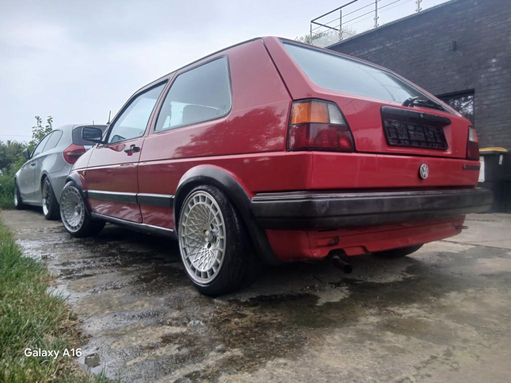 Vw golf 2 mk2 rabbit injection 187372km 08 01 1992 100% belg, Autos, Volkswagen, Particulier, Golf, Toit ouvrant, Essence, Coupé