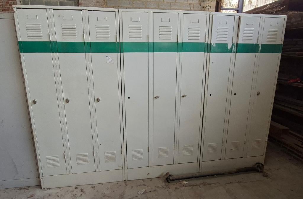Vintage locker kast kasten retro decoratie meubelen mancave, Ophalen, Gebruikt, Vintage retro