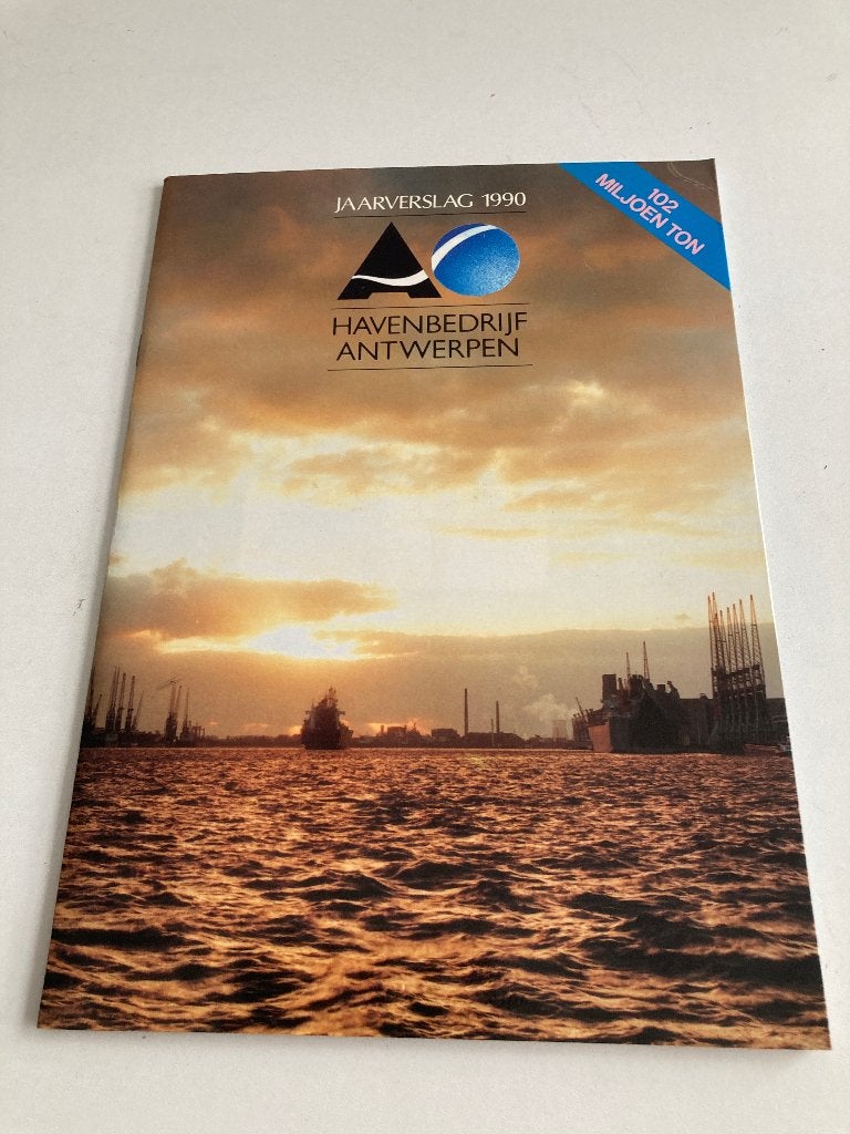 Havenbedrijf Antwerpen : Jaarverslag 1990, 20e eeuw of later, Havenbedrijf, Ophalen of Verzenden, Zo goed als nieuw