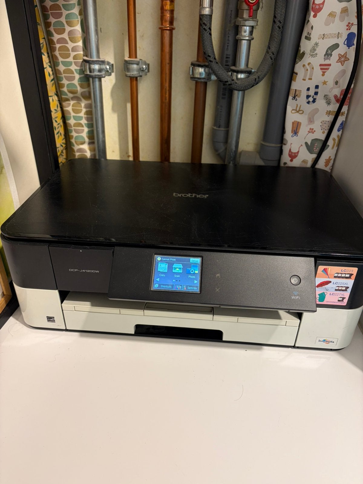 Brother kleurenprinter kopieren scannen wifi, Ophalen, Inkjetprinter, All-in-one, Draadloos