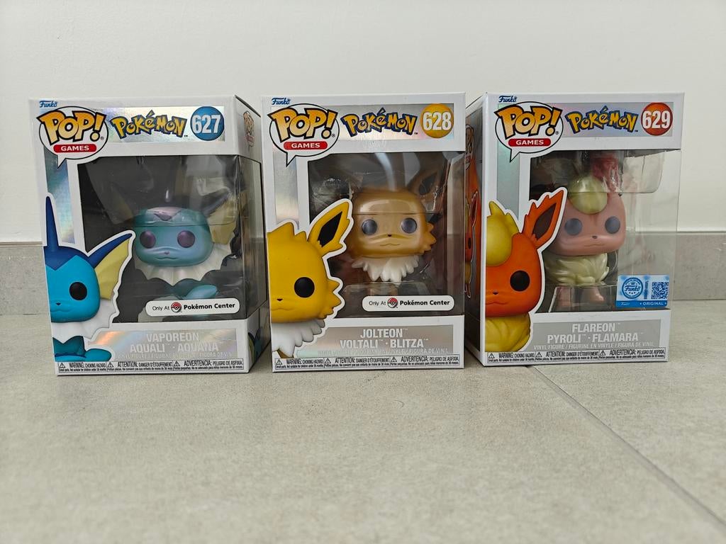 Eeveelution Funko Pops Pearlescent Pokémon Center exclusief, Verzamelen, Ophalen of Verzenden