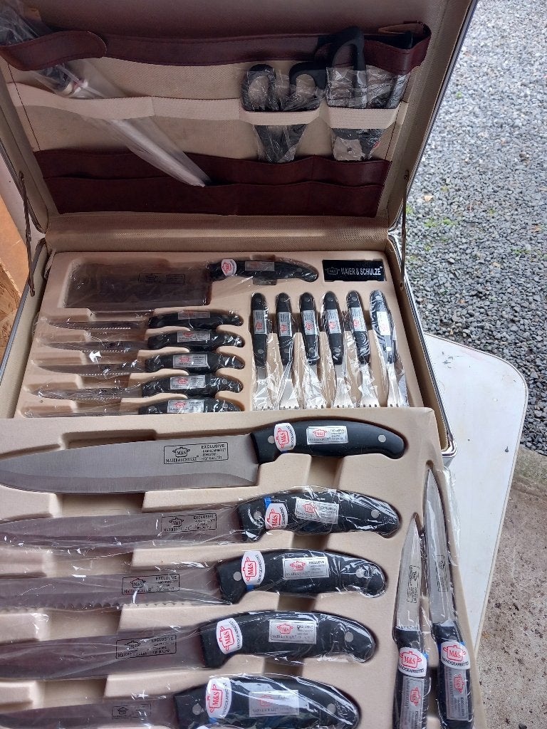 Bestekkoffer, Enlèvement, Neuf, Inox ou Chrome, Set de couverts