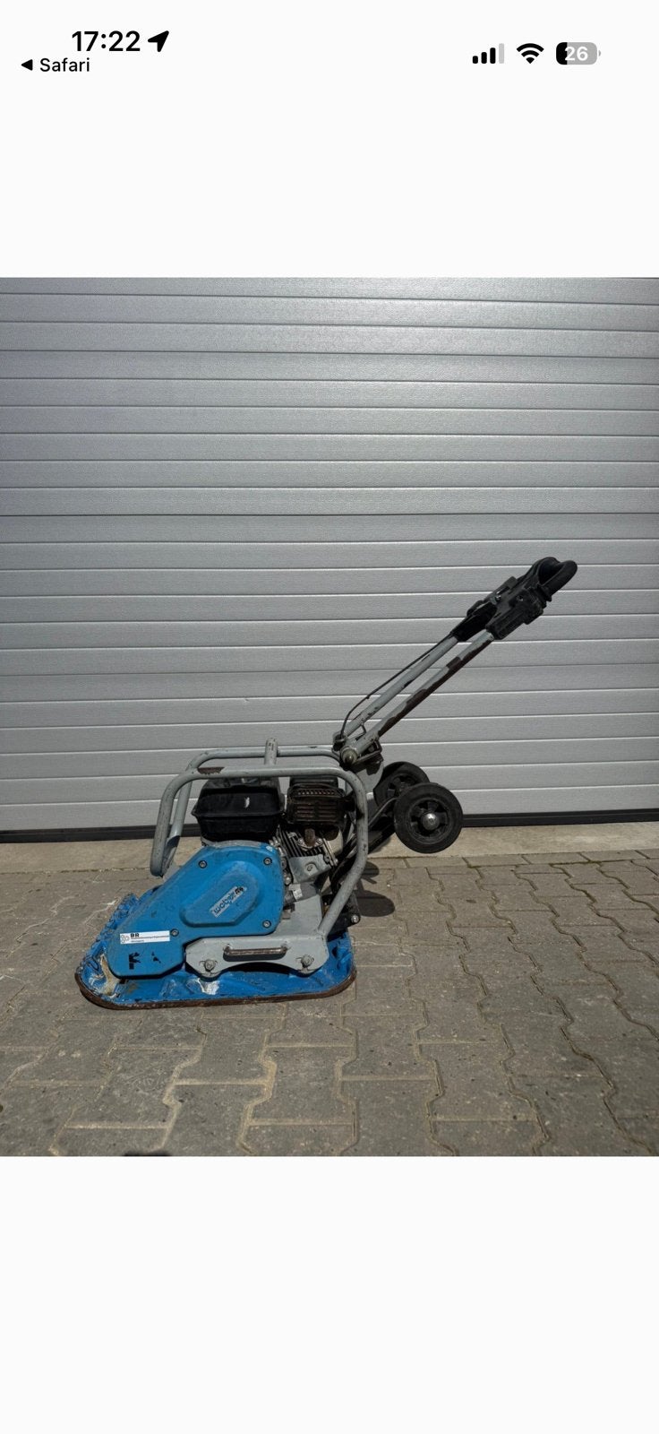 Trilplaat weber cf3 honda 160gx, Ophalen of Verzenden, Zo goed als nieuw