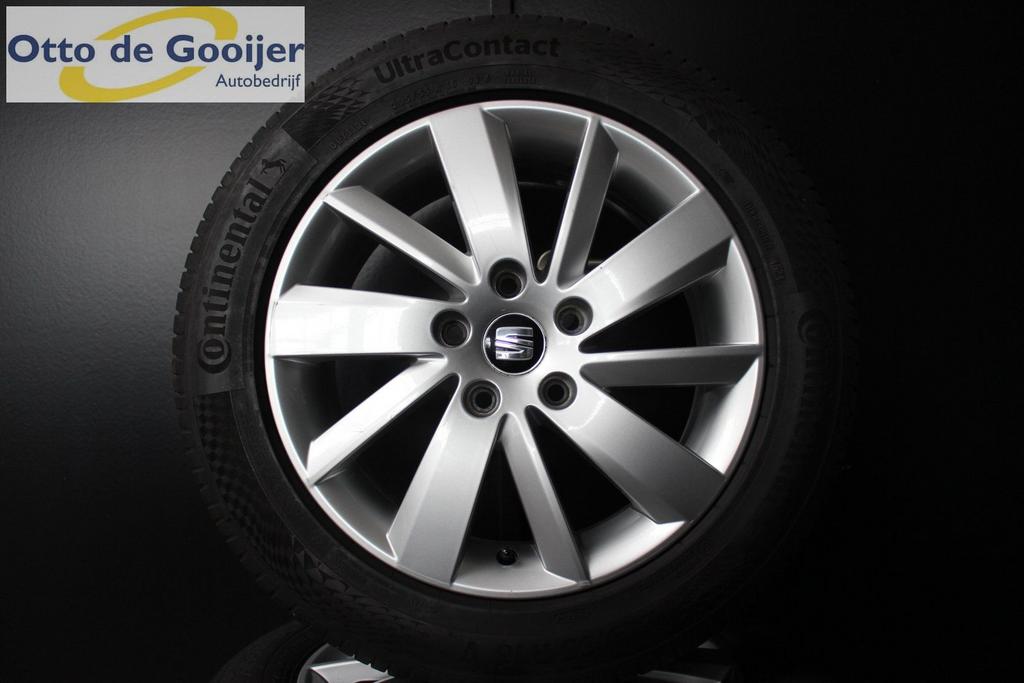 Originele Seat Leon Velgen Zomerbanden 16 Inch 6MM Continent, Auto-onderdelen, Ophalen, Gebruikt, -, Banden en Velgen