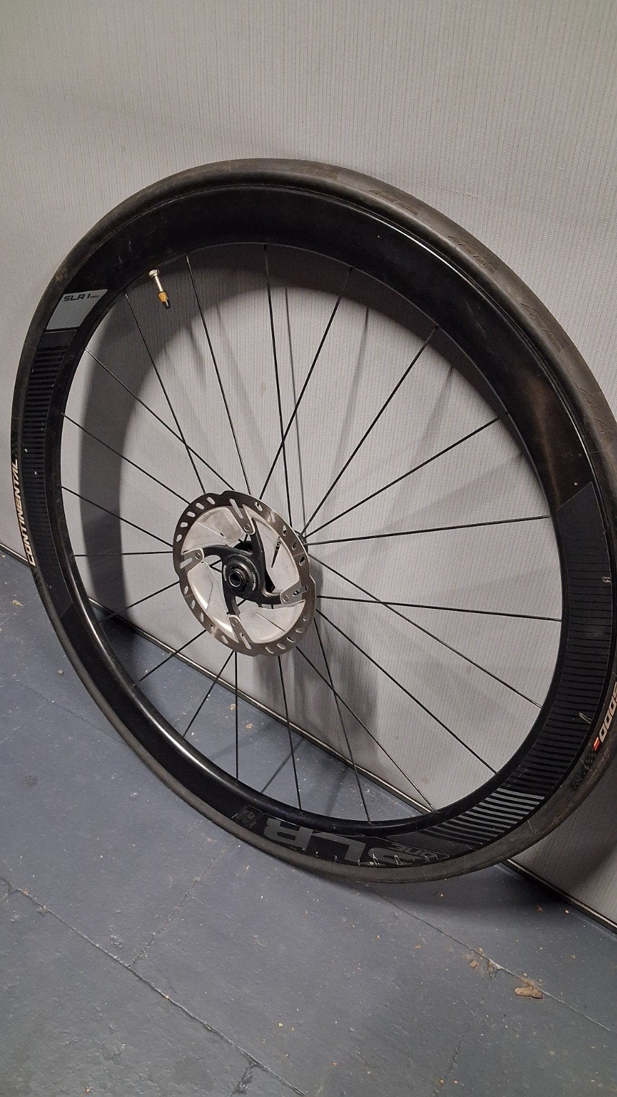 Voorwiel carbon, Wiel, Gebruikt, Racefiets, Carbon