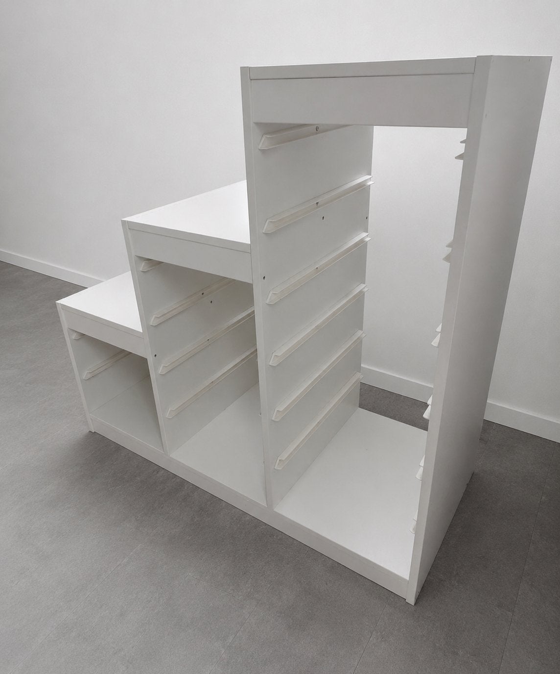 Trofast wit basiselement, Kinderen en Baby's, Kinderkamer | Commodes en Kasten, Ophalen, Gebruikt, Kast, 75 tot 100 cm