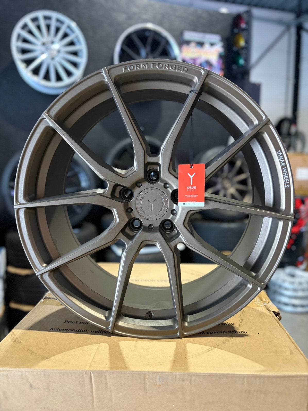 19” yanar wheels ff17 satin bronze, Ophalen