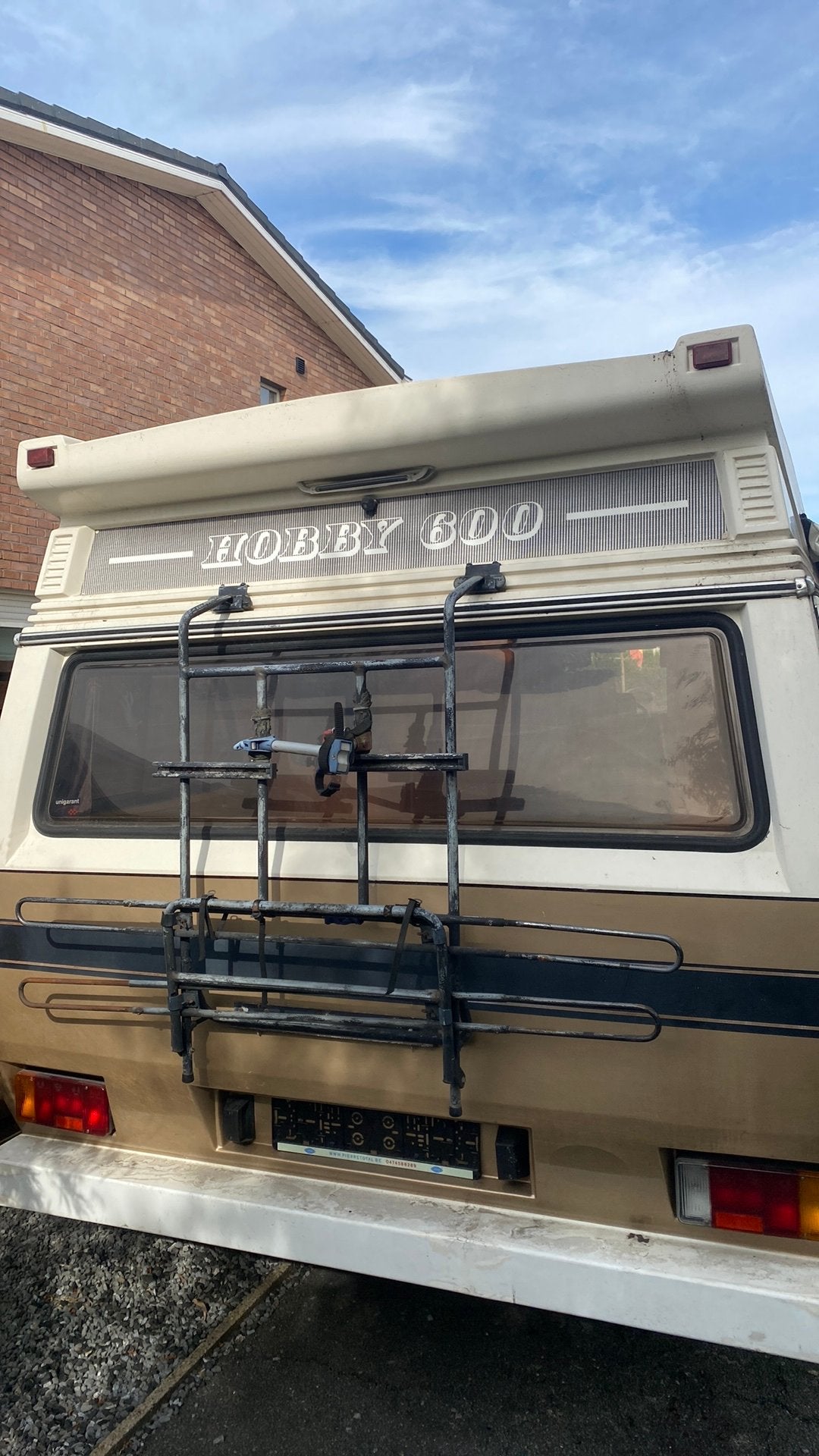 Fietsrek voor calper., Ophalen