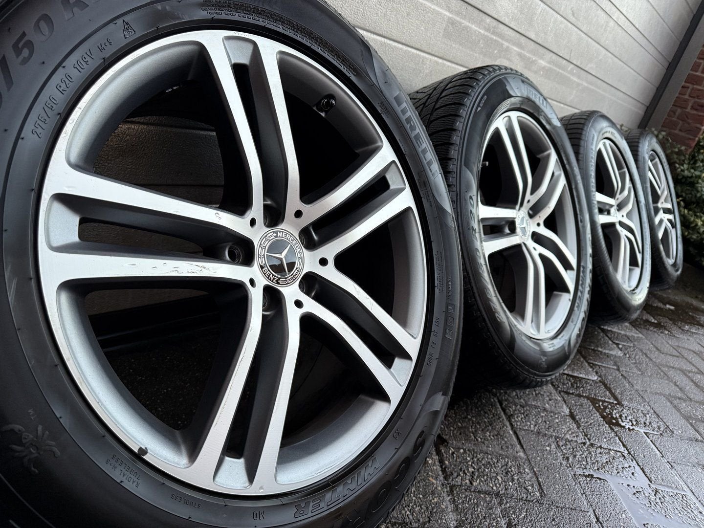 20 inch Mercedes W167 350e GLE Hybrid velgen winterbanden, Gebruikt, -, 275 mm, -