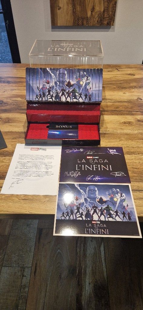 Intégrale Marvel La Saga de L'Infini Bluray 4K, Cd's en Dvd's, Nederlands, Boxset, Zo goed als nieuw, Audio