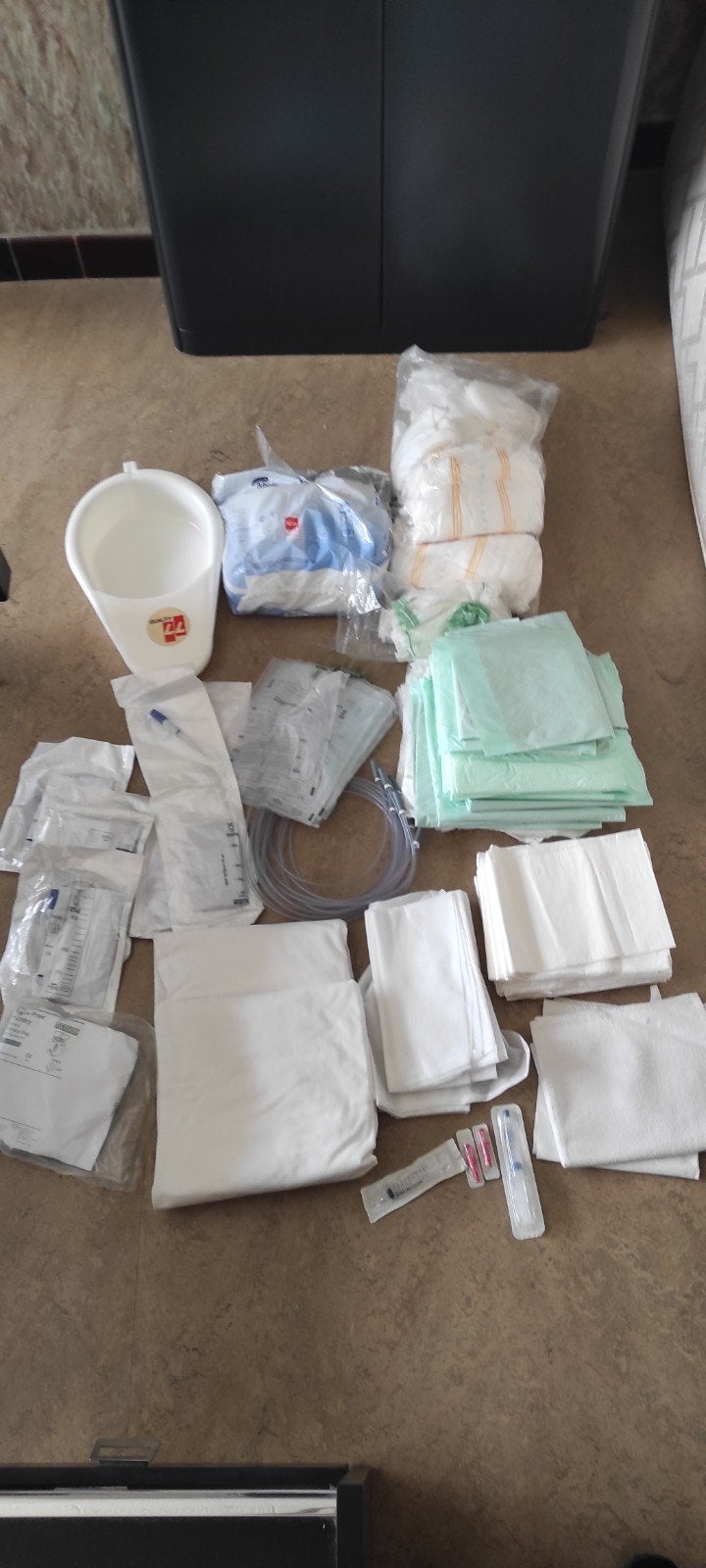 Lot : serviettes pour adultes, matériau en mousse, protège-m, Enlèvement