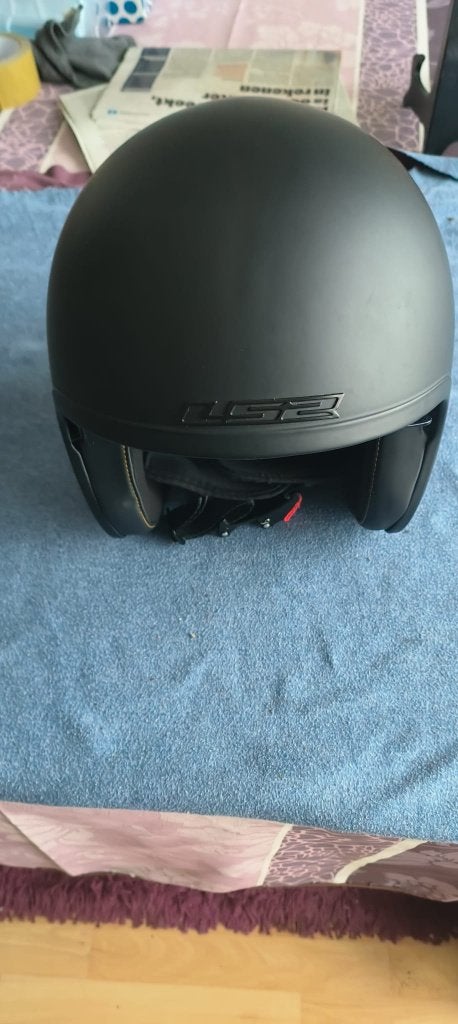 Matzwarte motorhelm "LS2 OF599 Spitfire", Motoren, Heren, Nieuw zonder kaartje, Ophalen, Overige merken