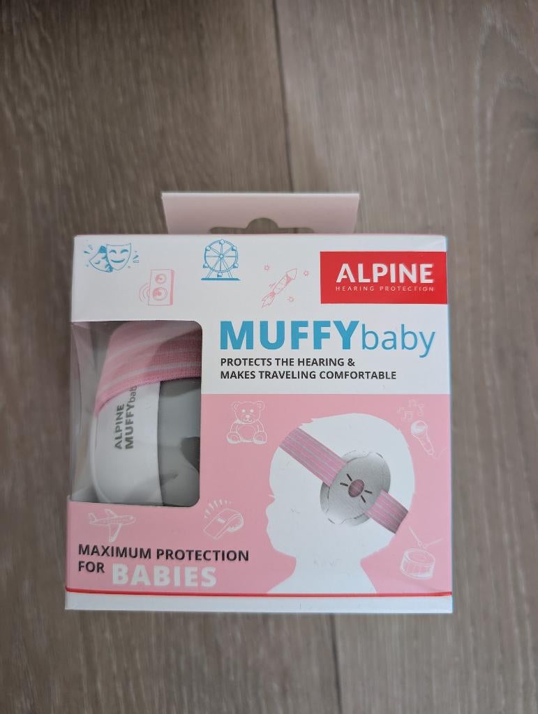 Alpine Muffy Baby gehoorbescherming roze – nieuw, Ophalen, Nieuw