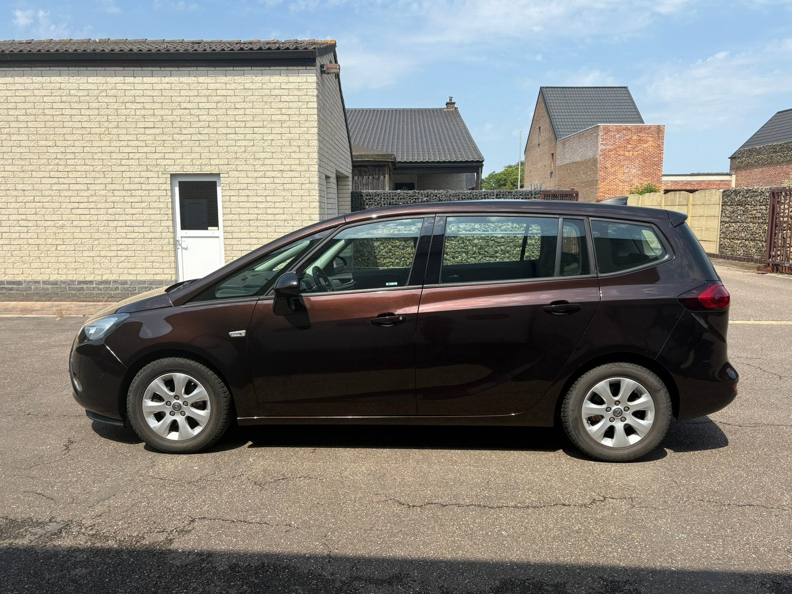 Opel Zafira Tourer 1.4 Benzine – 7 Zitplaatsen - 162.271 km, 144 g/km, Bruin, 7 zetels, Bedrijf