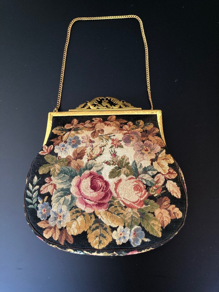 Vintage avondtasje, Handtassen en Accessoires, Tassen | Damestassen, Ophalen, Avondtasje