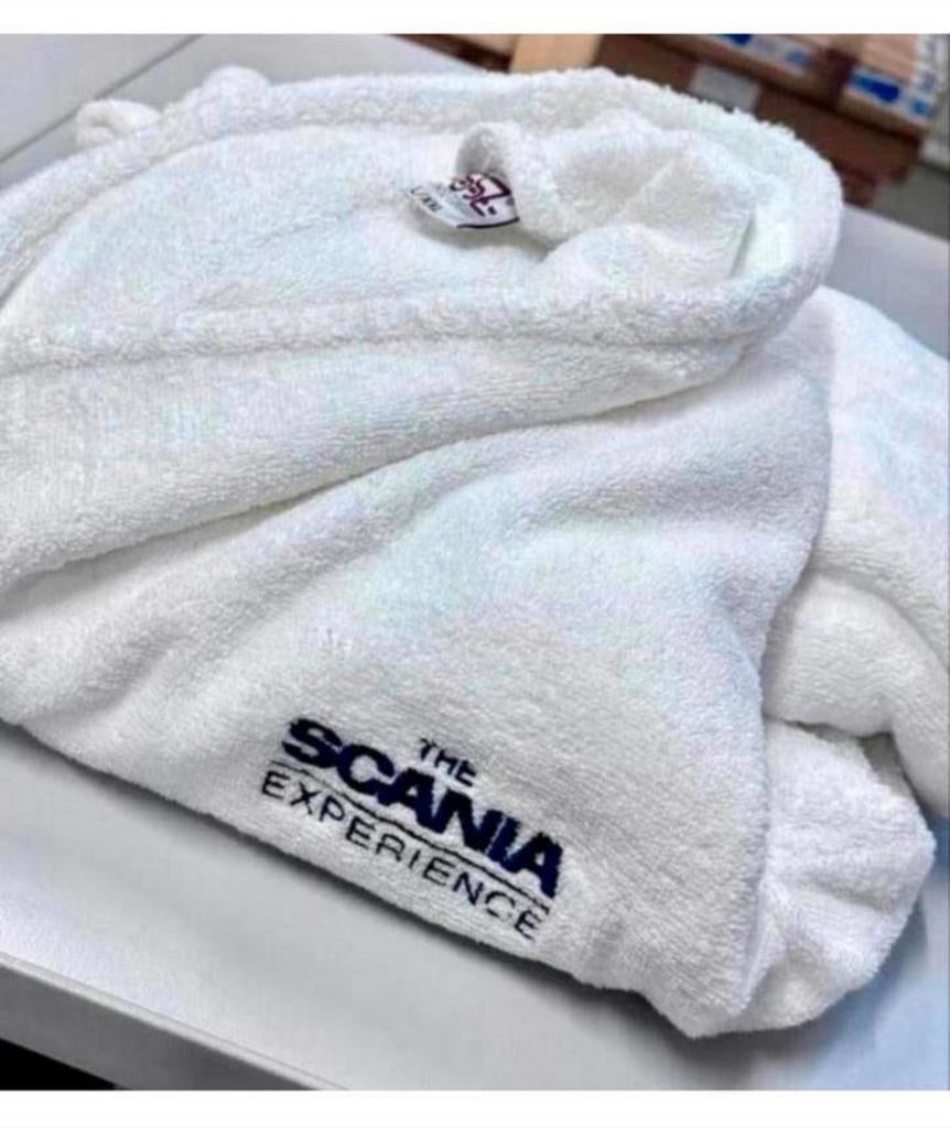 The SCANIA experience Official Merchandise Badjas XL XXL new, Ophalen of Verzenden, Wit, Badjas