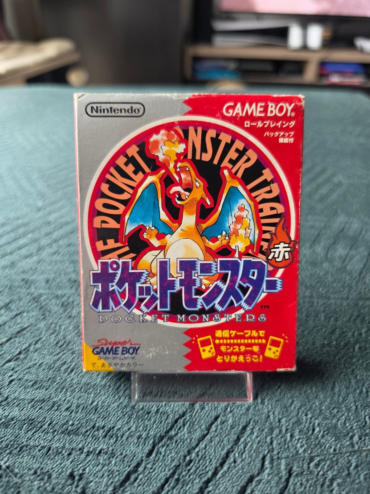 Pokémon Red - Nintendo GameBoy - Japans, Ophalen of Verzenden, Gebruikt