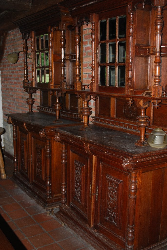 2 oude kasten, Huis en Inrichting, Ophalen, Gebruikt