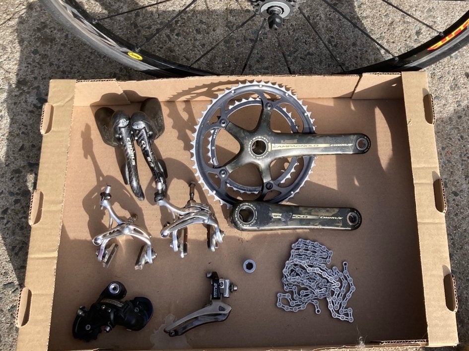 Racefiets groepset campagnolo chorus mavic wielset, Ophalen, Zo goed als nieuw, Racefiets, Overige typen