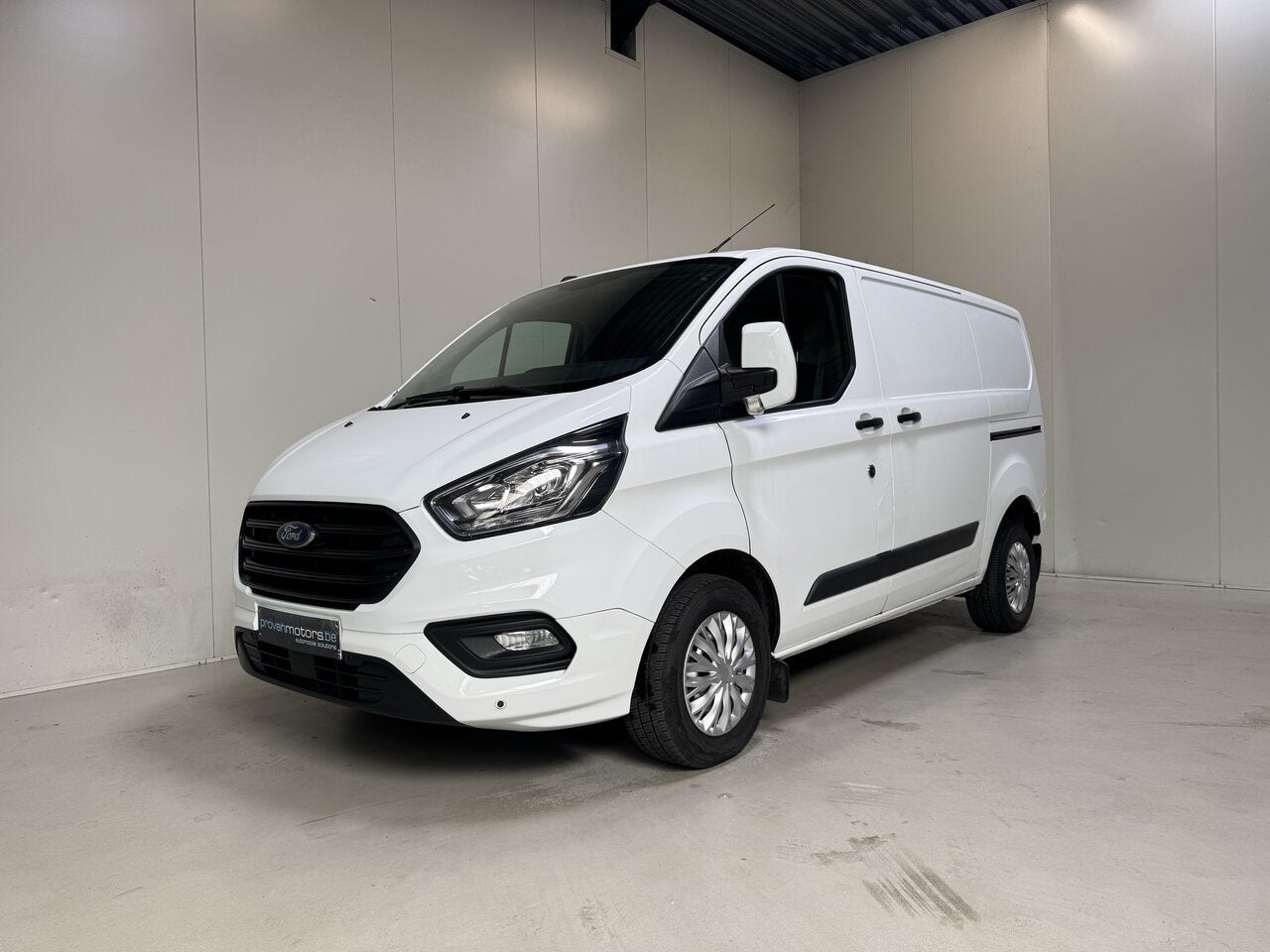 Ford Transit Custom 2.0d Man. - 3pl - Lichte Vracht - Airco, Auto's, 1995 cc, Euro 6, 0 kg, Wit