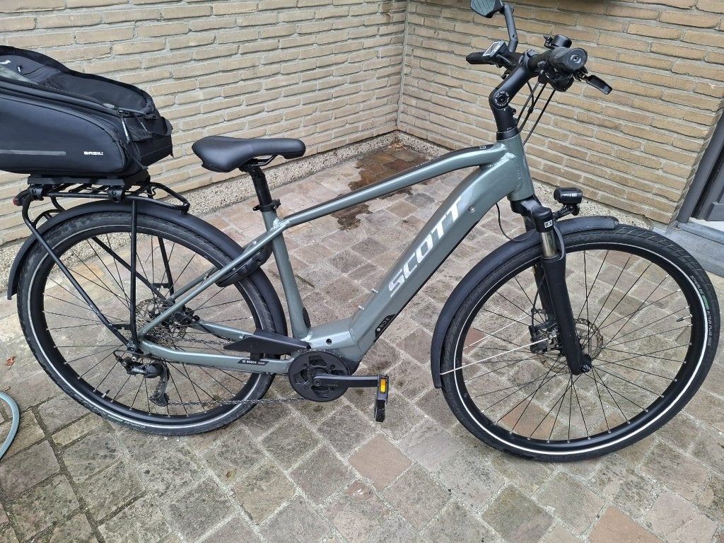 Electrische Fiets Scott, Vélos & Vélomoteurs, Autres marques, 47 à 51 cm, 50 km par batterie ou plus, Comme neuf