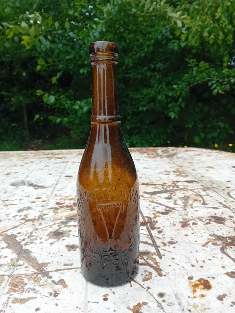 Oude vintage limonadefles Hartemanns proset Sinalco, Verzamelen, Ophalen of Verzenden