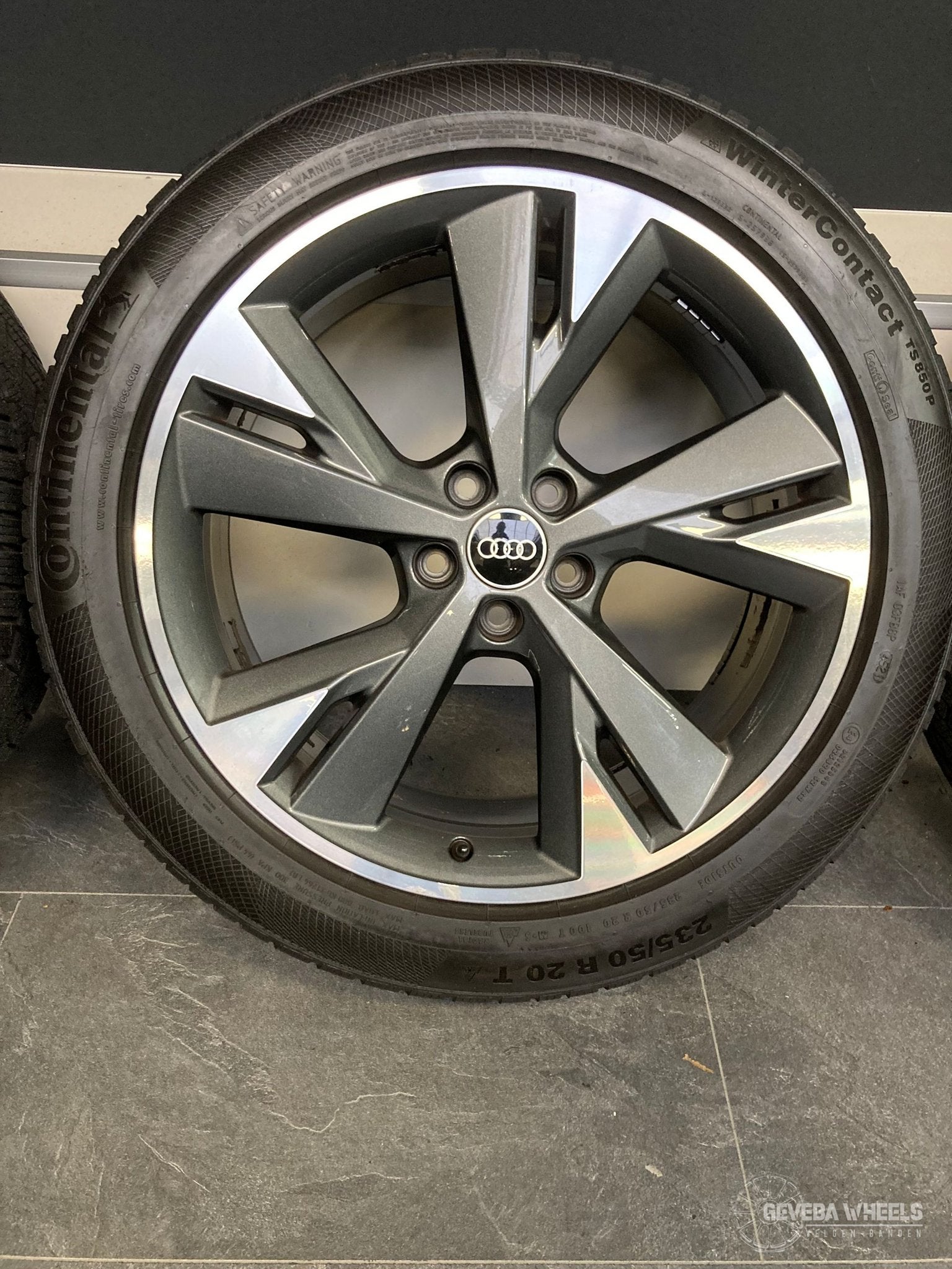 20” originele Audi Q4 etron velgen + winterbanden 5x112  89A, Auto-onderdelen, Banden en Velgen, Gebruikt, -, -, Banden en Velgen