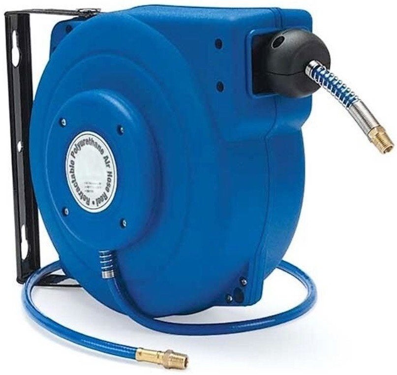Lucht Slanghaspel 15mtr. Automatisch - Nieuw, Doe-het-zelf en Bouw, Compressors, Nieuw, Ophalen of Verzenden, Geluidgedempt, 10 bar of meer