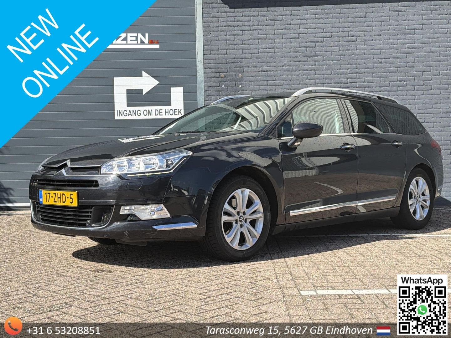 Citroen C5 Tourer 1.6 THP Collection, Auto's, C5, Zilver of Grijs, 155 g/km, Parkeersensor