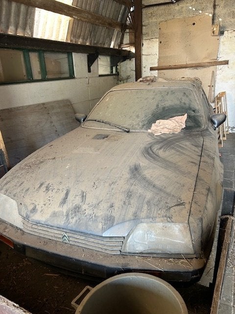 Citroen CX turbo II Limousine, Auto's, 4 deurs, Stof, Citroën, Blauw