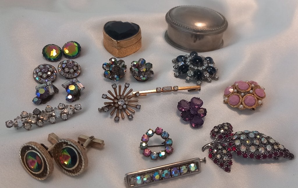 Lot bijoux vintage années 50', Enlèvement ou Envoi, Autres types