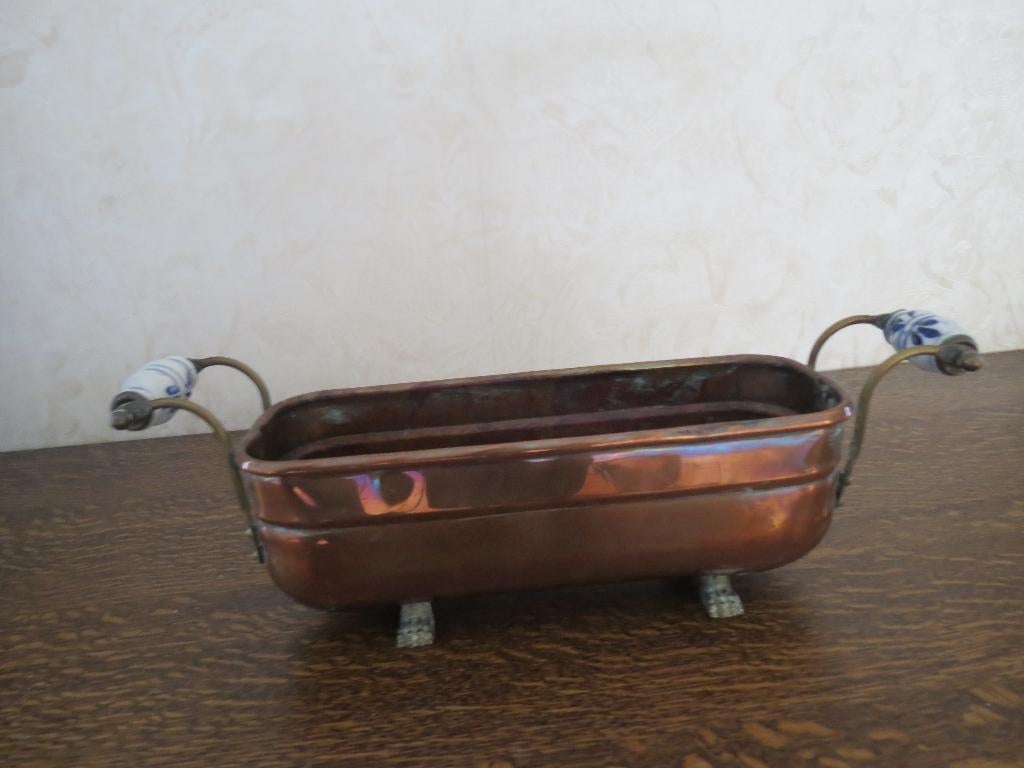 oude koper pot, Ophalen, Koper