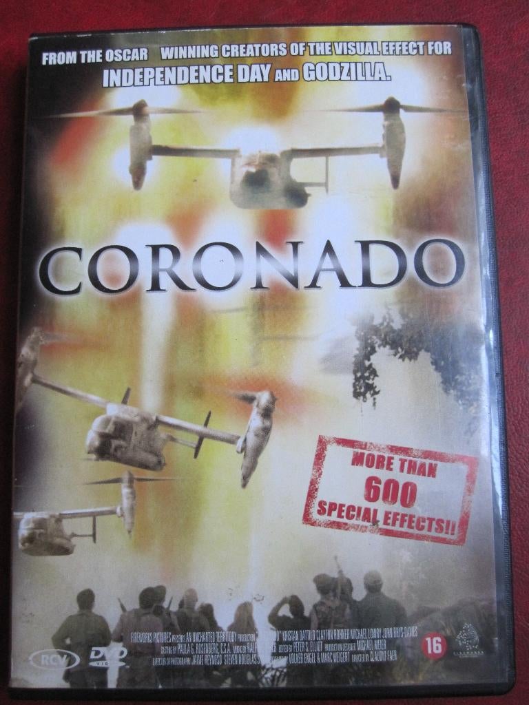 Coronado (2002), Cd's en Dvd's, Dvd's | Actie, Zo goed als nieuw, Actie, Vanaf 16 jaar, Ophalen of Verzenden