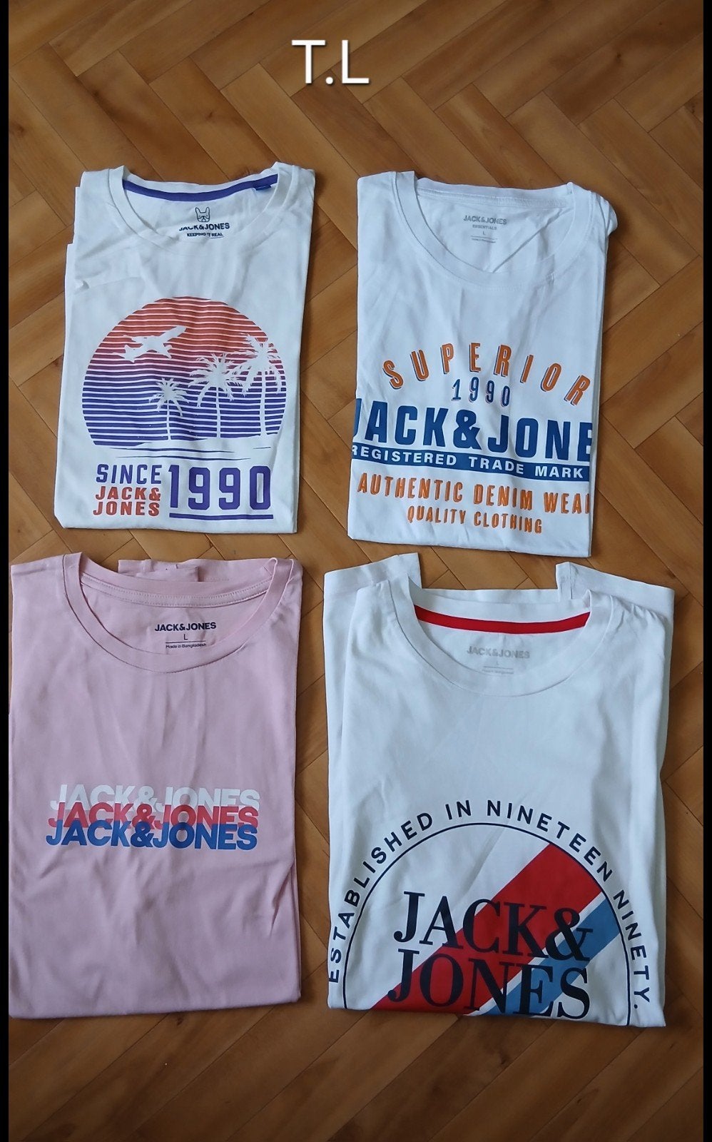 Tee-shirts Jack&Jones, Kleding | Heren, T-shirts, Ophalen, Gedragen, Maat 52/54 (L), Jack&Jones
