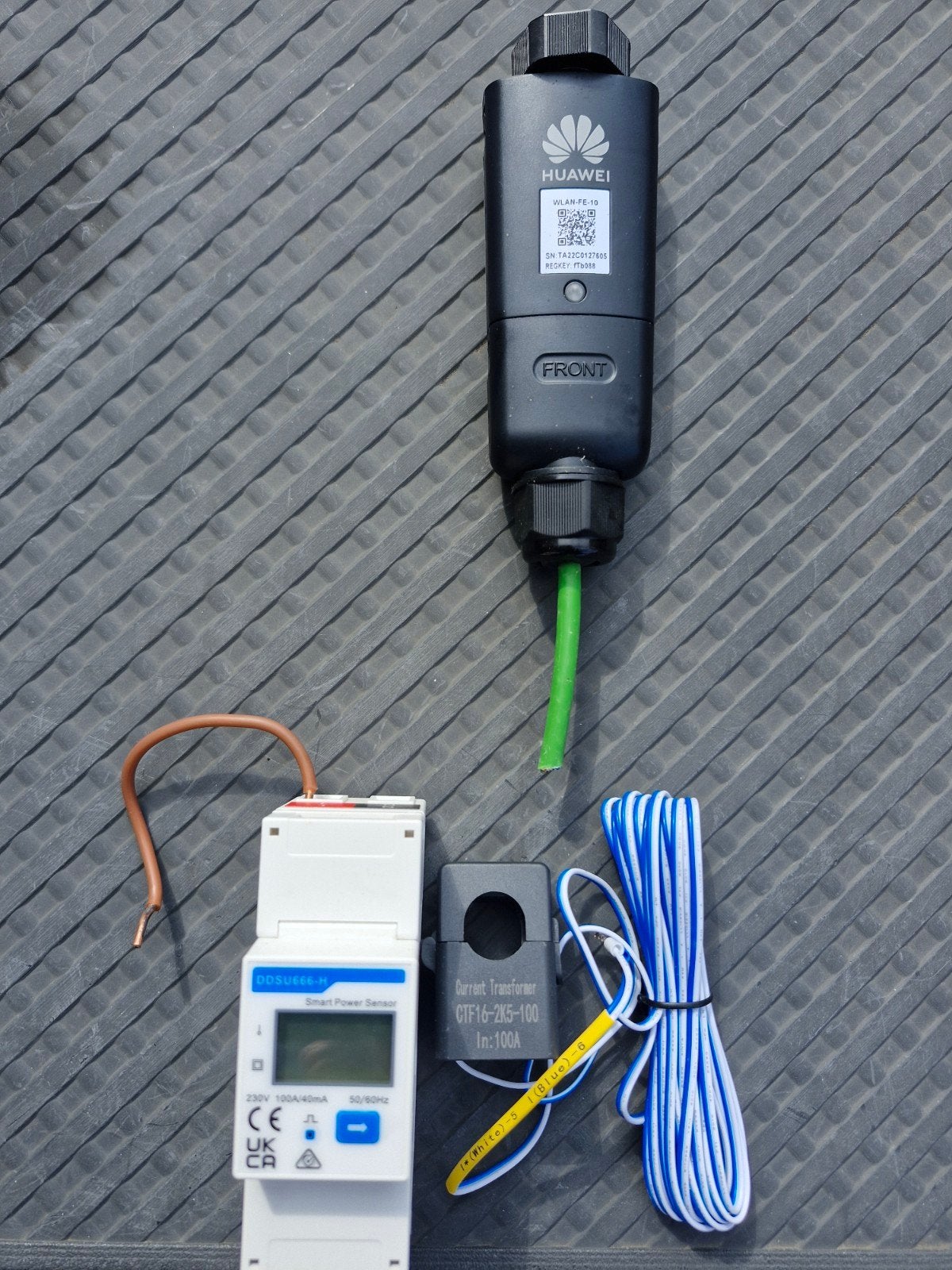 Energiemeter DDSU666-H en CFT16-2K5-100, Ophalen, Zo goed als nieuw