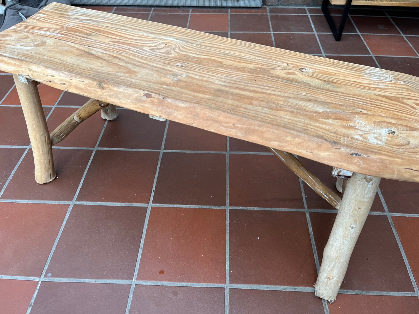 Halbankje, Tuin en Terras, Ophalen, Gebruikt
