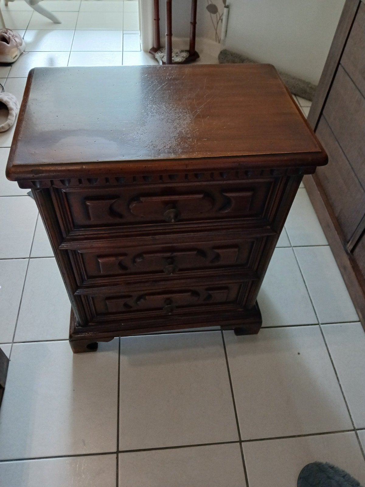 petit meuble style table de nuit., Enlèvement