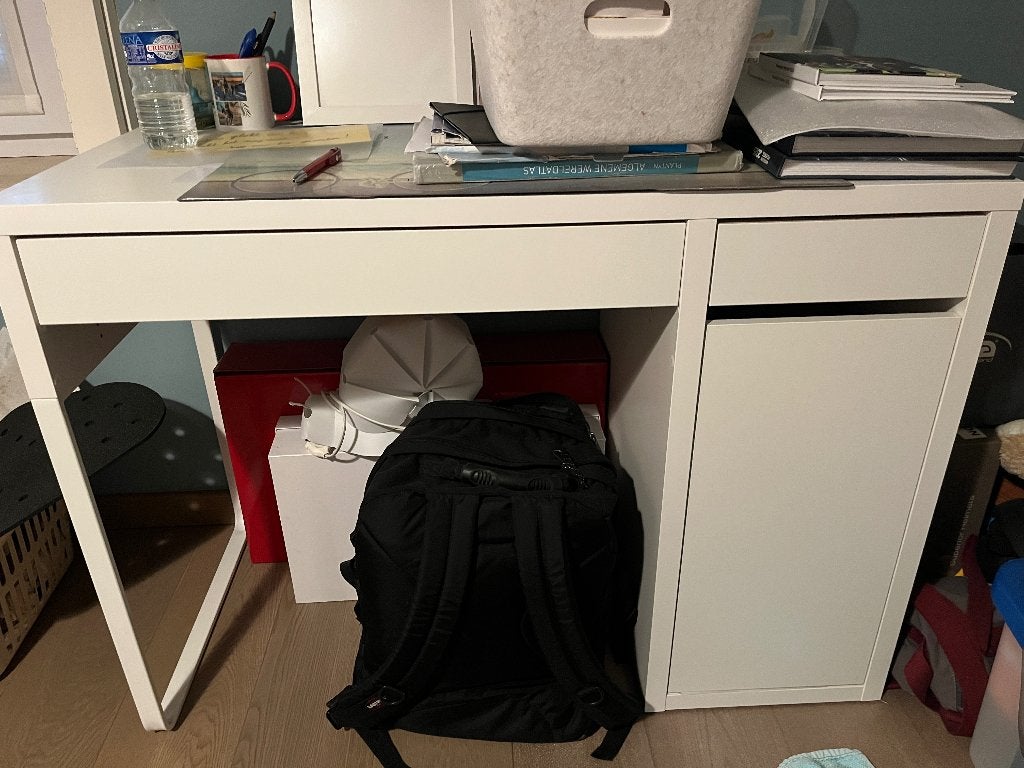 Bureau, Huis en Inrichting, Bureaus, Ophalen, Nieuw, IKEA, Wit
