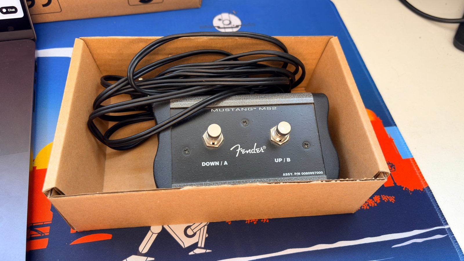 Fender Mustang MS2 pedaal, Ophalen