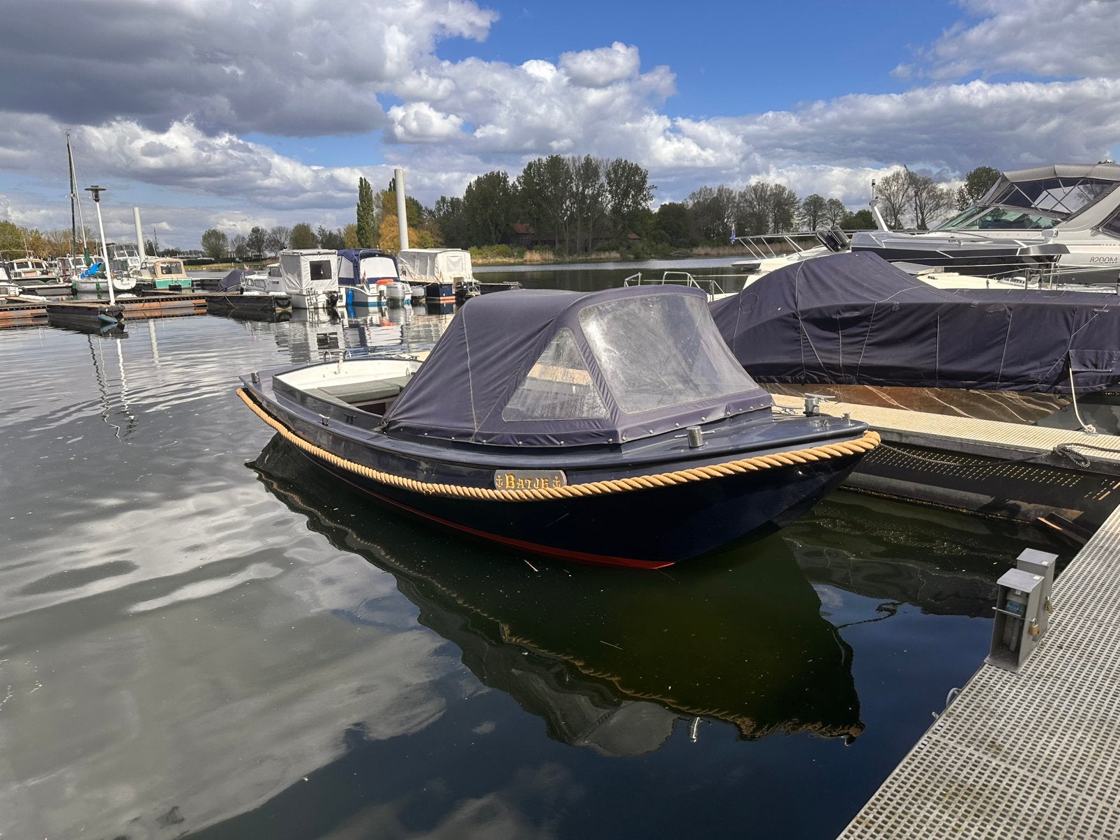 Tukkersvlet 660 2cil volvo penta diesel 20pk staal sloep, Watersport en Boten, Sloepen, Gebruikt, Vlet, Overige merken, Afdekzeil